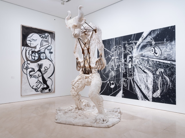 Installation view, Tobias Pils, The Echo of Picasso, Museo Picasso, M&amp;aacute;laga, 2023