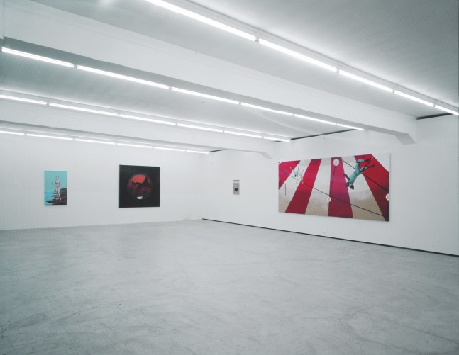 Installation view of Verne Dawson paintings exhibition