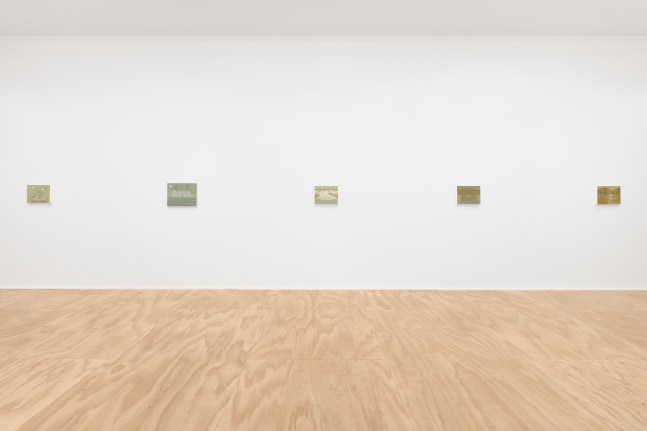 Installation view of John Dilg paintings exhibition