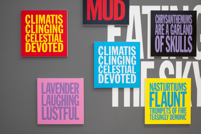 Installation view, John Giorno, a labour of LOVE, Triennale, Milan, 2025