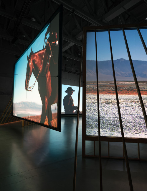 Installation view, Doug Aitken, Lightscape, Marciano Art Foundation, Los Angeles, 2024