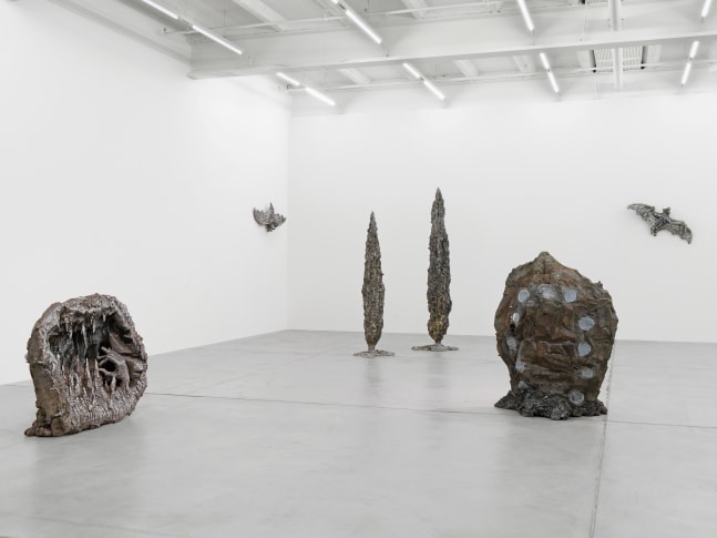 Installation view of Jean-Marie Appriou sculpture exhibition