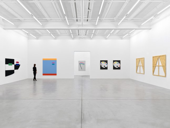 Installation view of works by various artists
