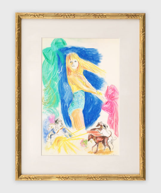 drawing by Karen Kilimnik