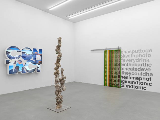 Installation view, Wall Works &amp;amp; Sculptures, Galerie Eva Presenhuber, Waldmannstrasse, Zurich, 2025
