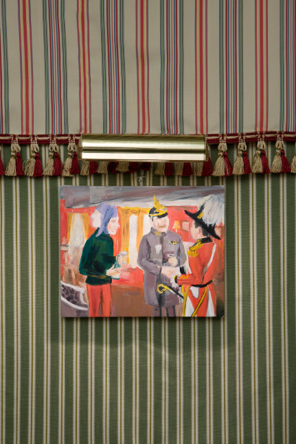 Installation view of works by Karen Kilimnik