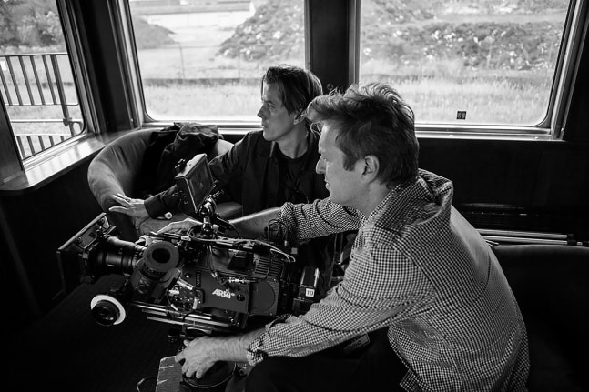 Installation view of living art installation by Doug Aitken