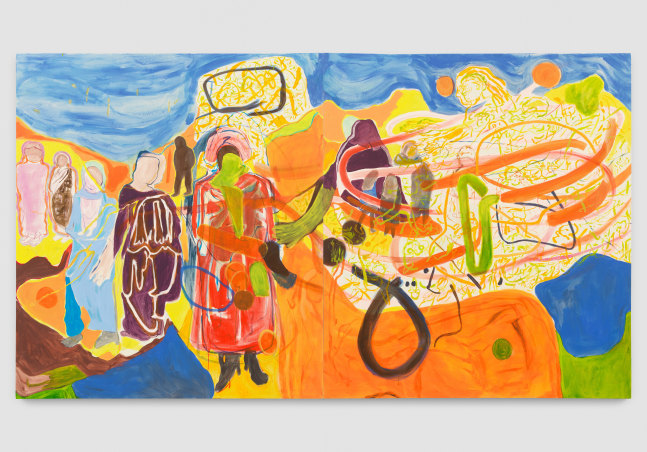 Thinking/migrations 

2024

Acrylic on canvas

2 parts 2 parts, each 180 x 160 cm / 70 7/8 x 63 in

&amp;copy; Chemu Ng&amp;#39;ok