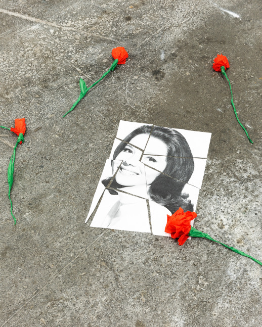 Installation view, Karen Kilimnik,&amp;nbsp;The Joker Episode of The Avengers, Art Basel Unlimited, Basel, 2024