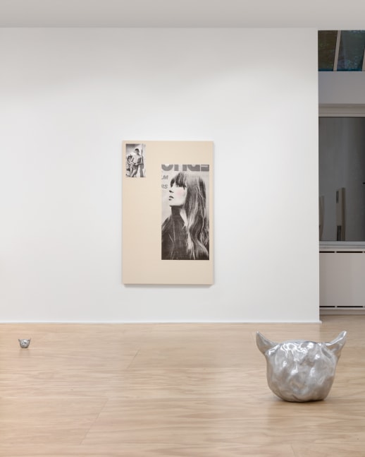 Installation view of sculptures and wall works by Sarah Ortmeyer