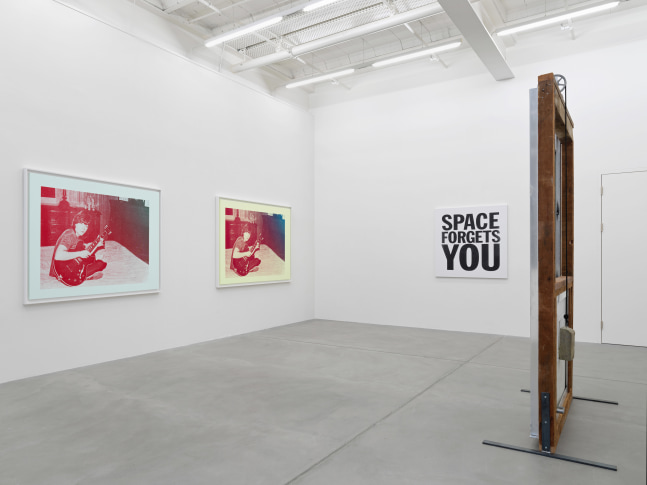 Installation view of group painting and sculpture exhibition