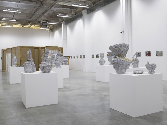 Installation view of works by Jean-Frédéric Schnyder