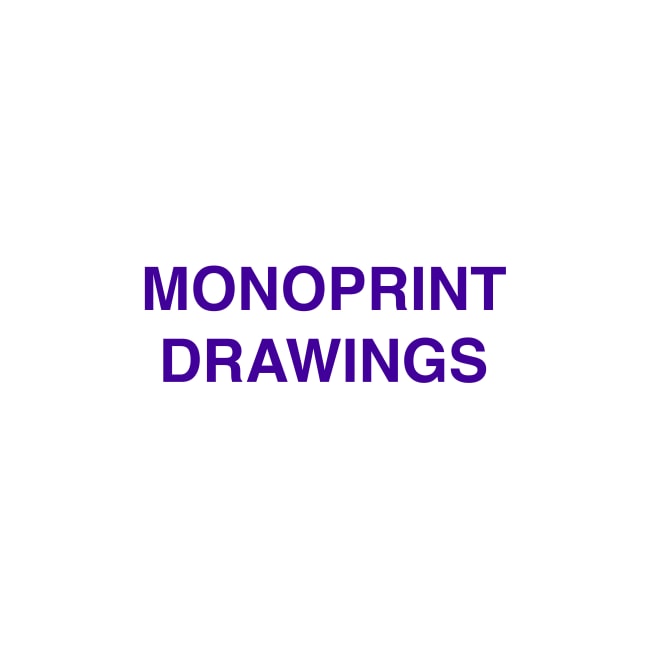 image that says monoprint drawings