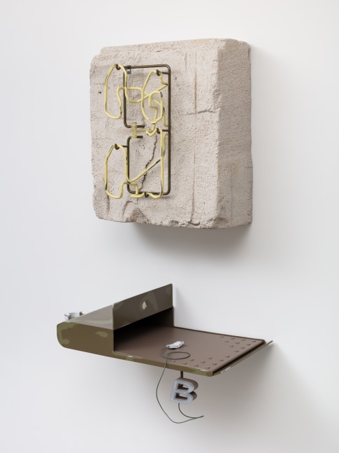 Installation view of sculptures by Magali Reus