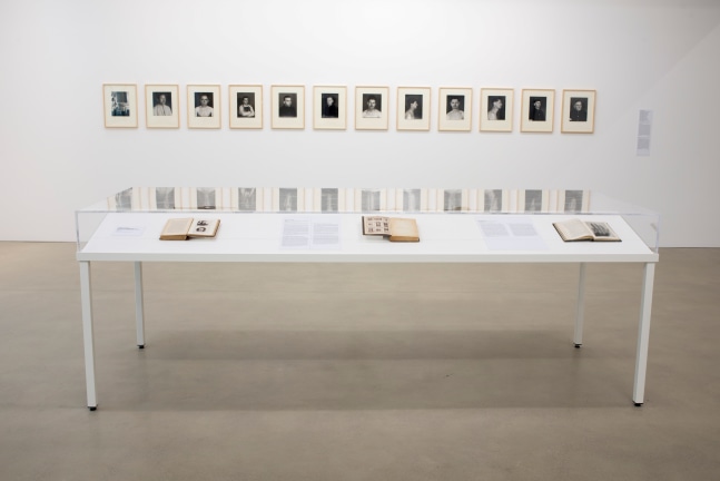 Installation view of works by Walead Beshty