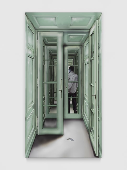 Reunion (Room 1)

2025

Gel medium, ink on PVC

170 x 90 cm / 66 7/8 x 35 3/8 in

&amp;copy; Louisa Gagliardi