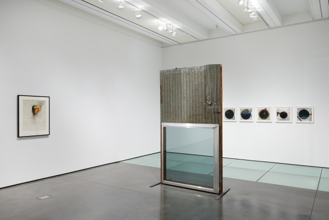 Installation view of works by various artists