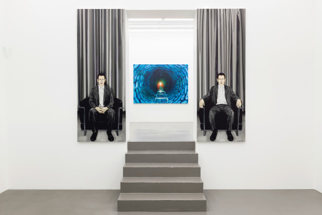 Installation view, Louisa Gagliardi, Whereabouts, Galerie Eva Presenhuber, Vienna, 2024