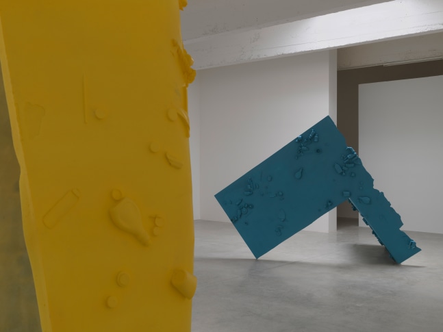 Installation view of sculptures by Alex Hubbard