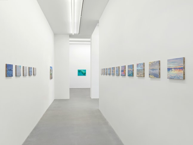 Installation view, Jean-Fr&amp;eacute;d&amp;eacute;ric Schnyder, &amp;OElig;L AUF LEINWAND, Galerie Eva Presenhuber, Waldmannstrasse, Zurich, 2024