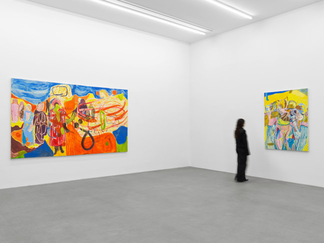 Installation view, Chemu Ng&amp;#39;ok, Echoes, Galerie Eva Presenhuber, Waldmannstrasse, Zurich, 2024