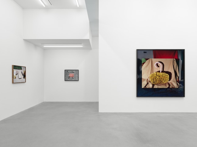 installation view of Lucas Blalock