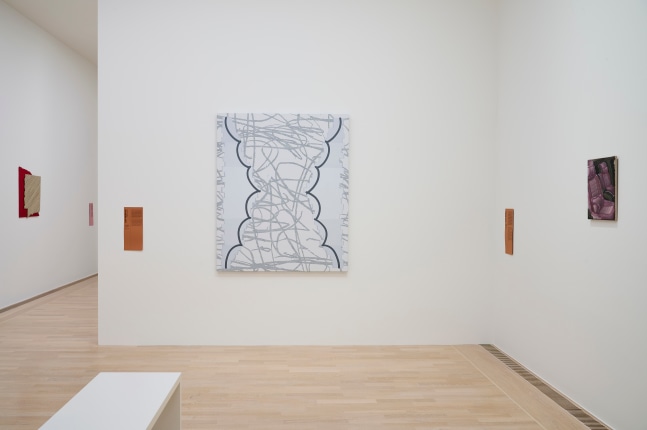 Installation view, Amy Feldman, Shifting the Silence. Die Stille verschieben, Lenbachhaus, Munich, 2025