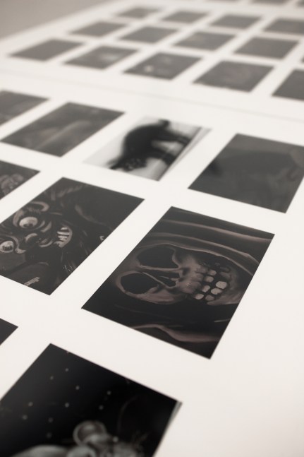 Installation view of photographs by Peter Fischli and David Weiss