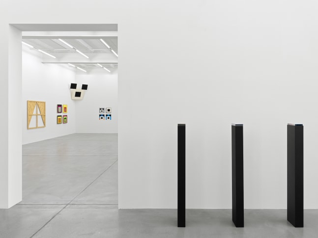 Installation view of works by various artists