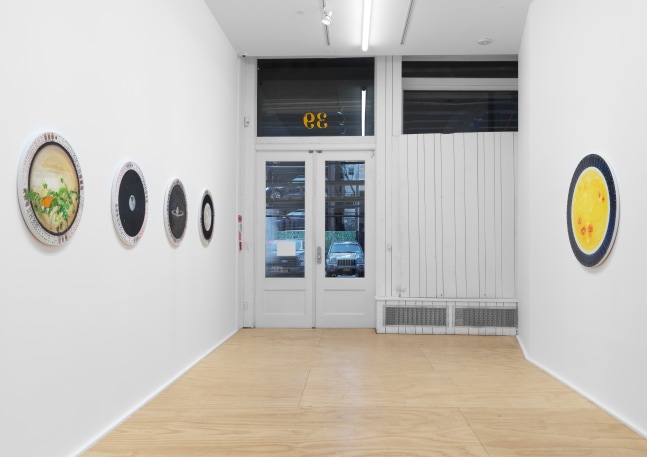 Installation view of Verne Dawson paintings exhibition