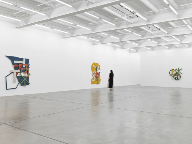 Installation view, Wyatt Kahn, Signs, Galerie Eva Presenhuber, Maag Areal, Zurich, 2024