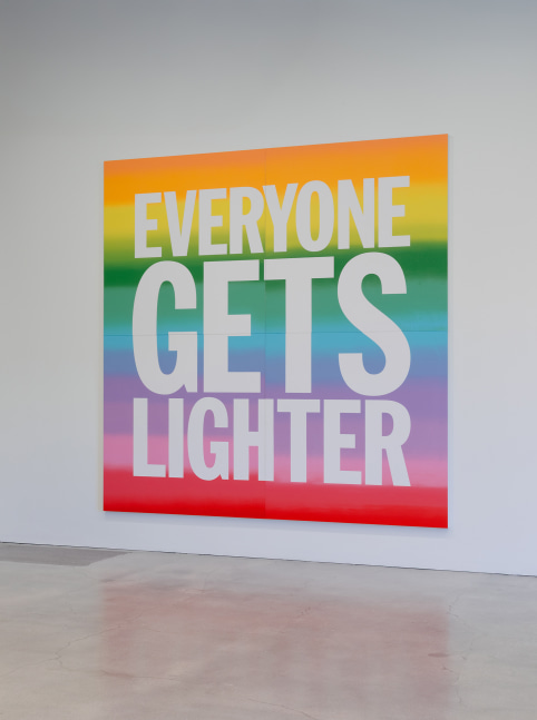 Installation view, John Giorno, No Nostalgia, Marciano Art Foundation, Los Angeles, 2025