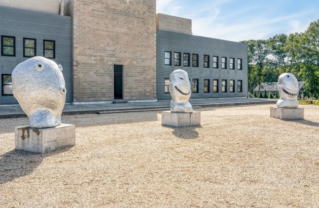 Installation view, Ugo Rondinone, sunrise. east, The Watermill Center, Hamptons, 2025