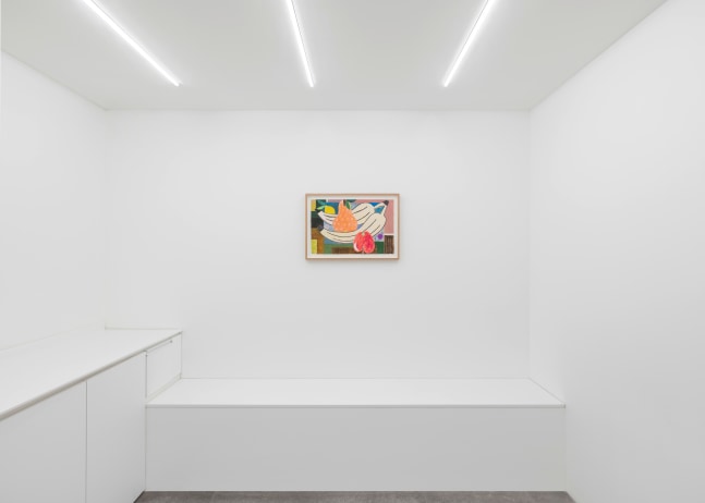 Installation view, Shara Hughes Austin Eddy, Roots n&amp;#39; Fruits, Galerie Eva Presenhuber x P21, Seoul, 2025