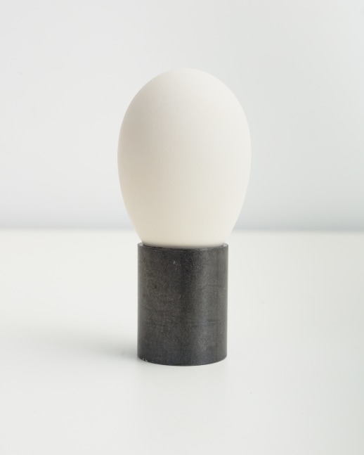 egg sculpture by Sarah Ortmeyer