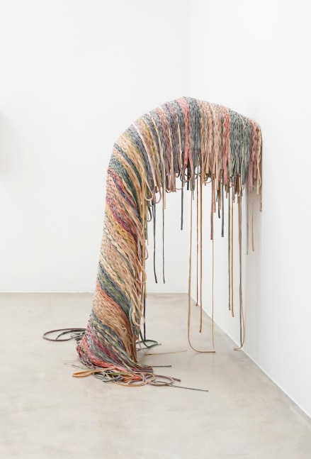 Retreat

2019

Latex, steel, glass fiber, polyester, wire strap, yarn

175 x 110 x 75 cm / 68 7/8 x 43 1/4 x 29 1/2 in

&amp;copy; Liesl Raff