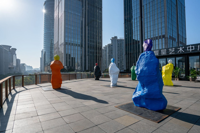 Installation view, Ugo Rondinone, burn to shine, Fosun Foundation, Shanghai, China, 2023