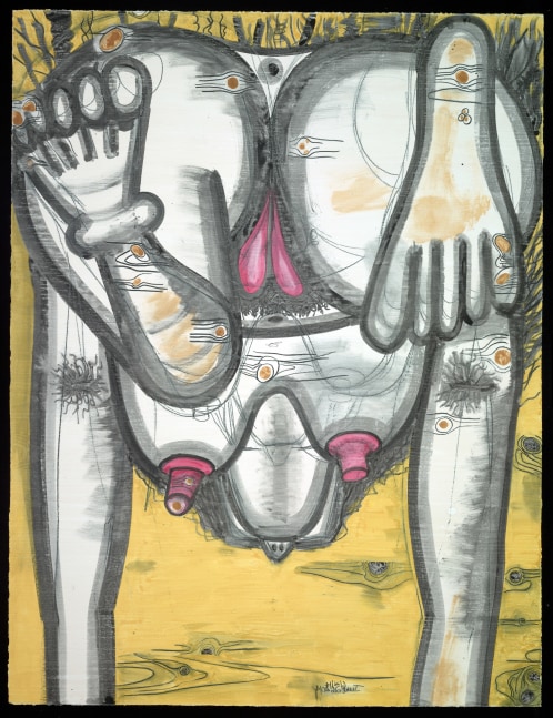 monotype by Carroll Dunham