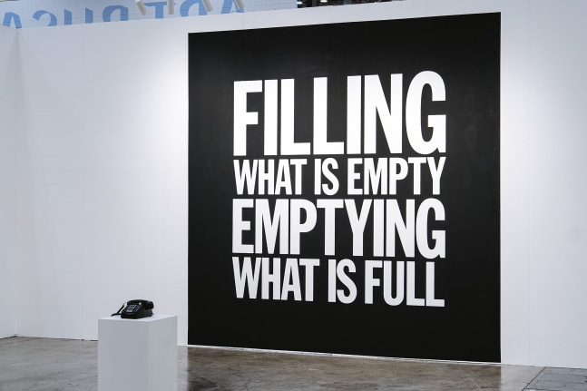 Installation view, John Giorno, Dial-A-Poem, Art Busan, Busan, 2024