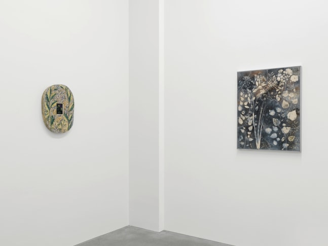 Installation view, Sam Falls, Galerie Eva Presenhuber, Waldmannstrasse, Zurich, 2025