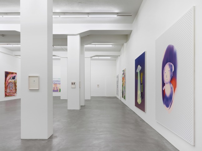 Installation view of Michael Williams paintings exhibition