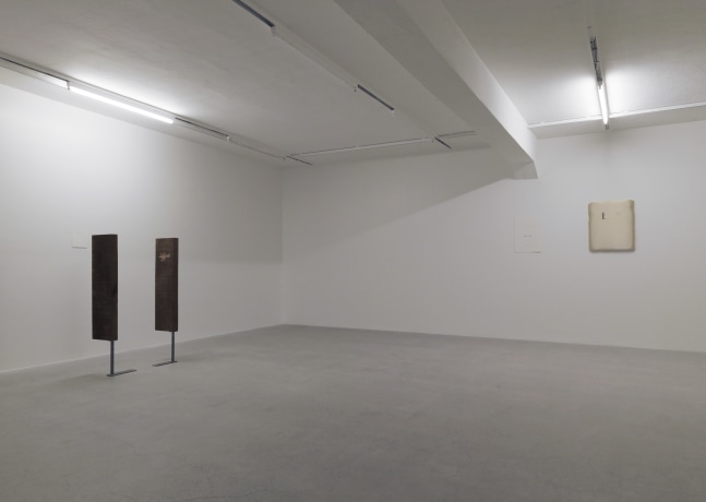 Installation view of Trisha Donnelly light and film installations