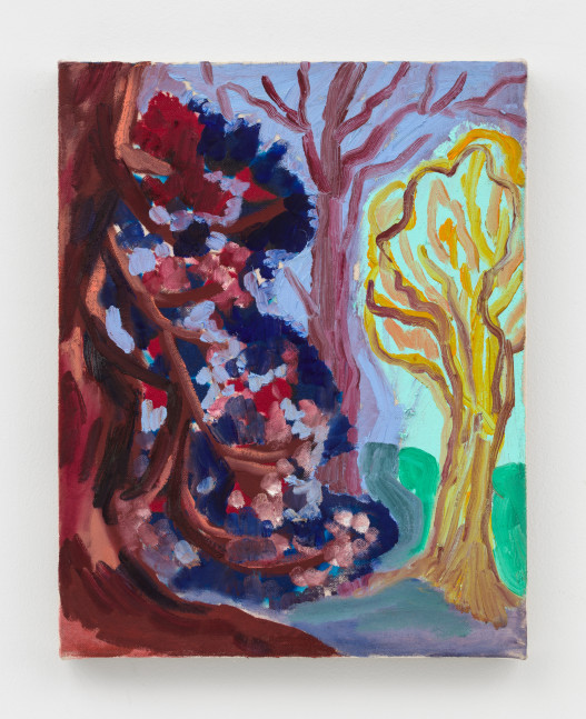 Shifty

2023

Oil, acrylic and dye on canvas

35.5 x 28 cm / 14 x 11 in

&amp;copy; Shara Hughes