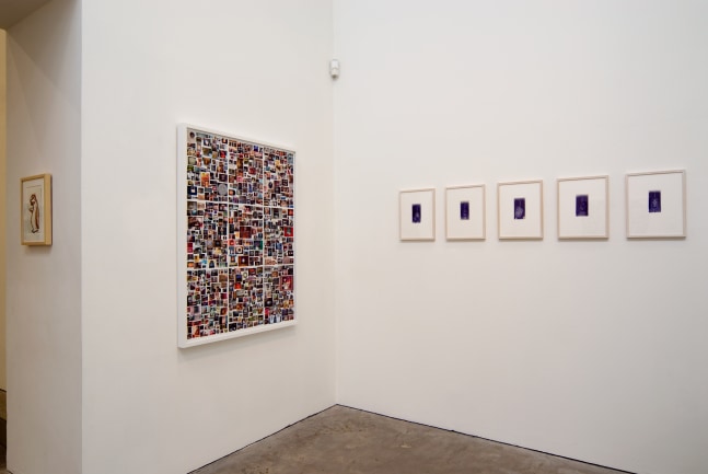 Installation view of works by Steven Shearer