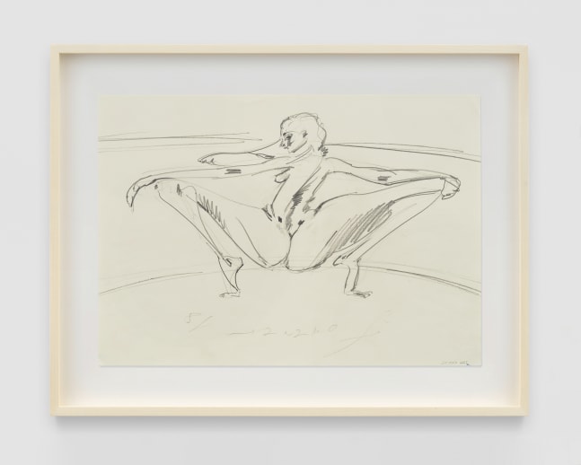 Forever 18

2023

Pencil on paper

Sheet 32 x 45 cm / 12 5/8 x 17 3/4 in

Frame 43.5 x 56 cm / 17 1/8 x 22 in

&amp;copy; Sofia Mitsola