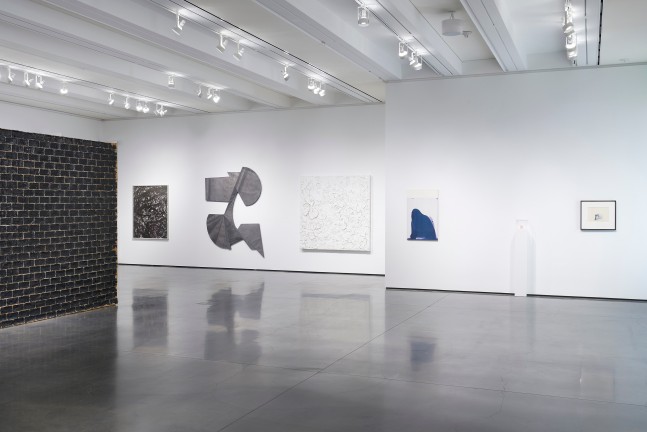 Installation view of works by various artists