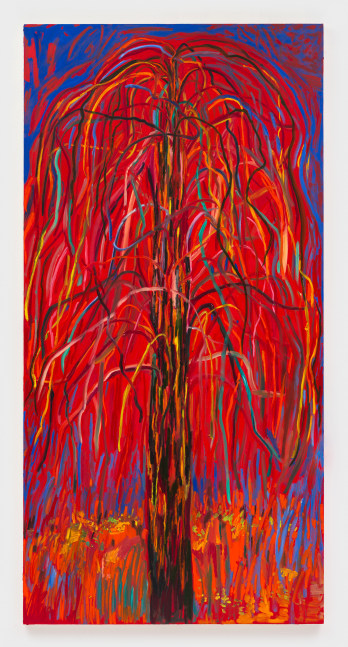 Wits End

2024

Oil acrylic and dye on canvas

254 x 127 cm / 100 x 50 in

&amp;copy; Shara Hughes