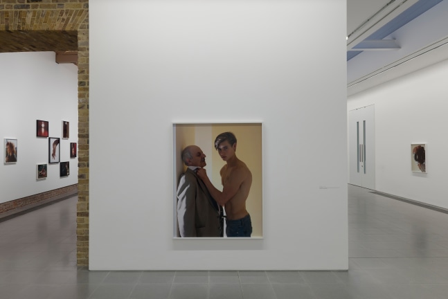Installation view of photographs by Torbjørn Rødland