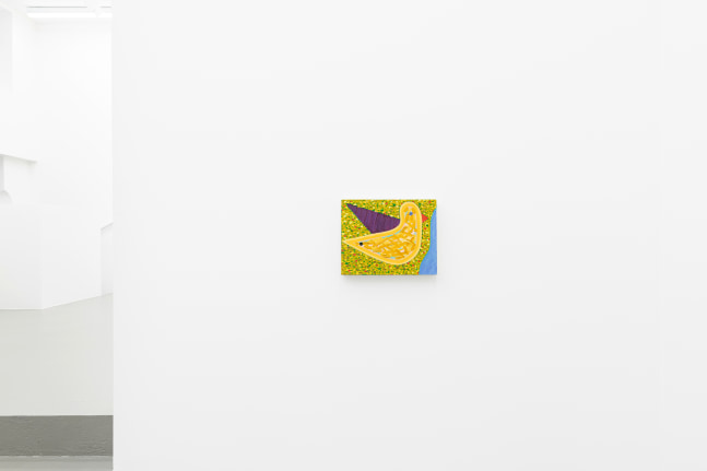 Installation view, Austin Eddy, Songs For The Sun., Galerie Eva Presenhuber, Vienna, 2024