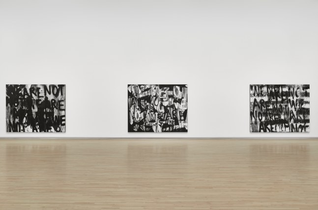 Installation view, Adam Pendleton, To Divide By, Mildred Lane Kemper Art Museum, St. Louis, 2023